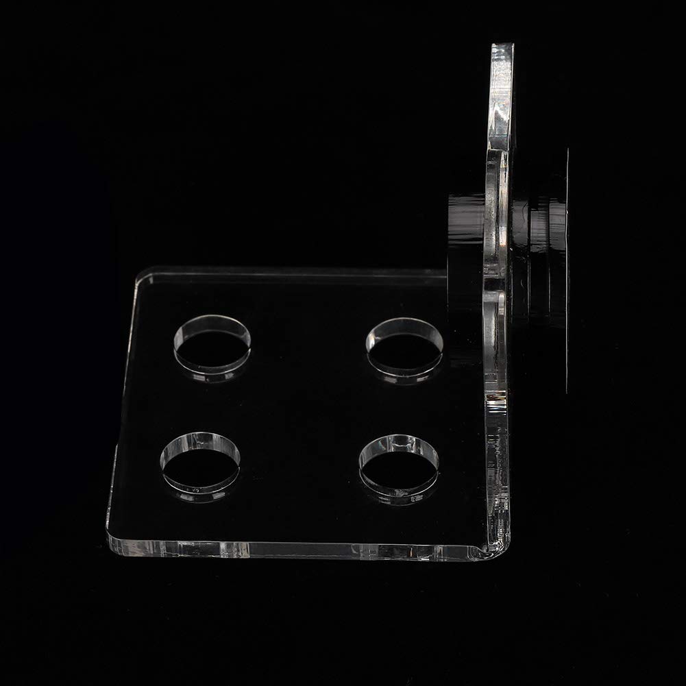 Zerodis Support de fixation en acrylique pour aquarium - 4 trous