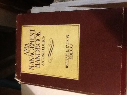 AMA Management Handbook. B000UCWHOA Book Cover