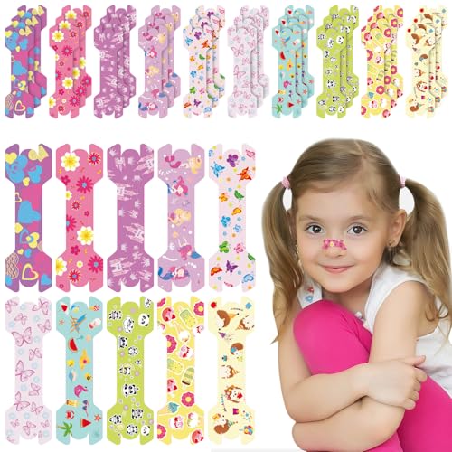 30 Count Small Size Kids Nose Strips 1.73 * 0.55 Girls Breathing ...