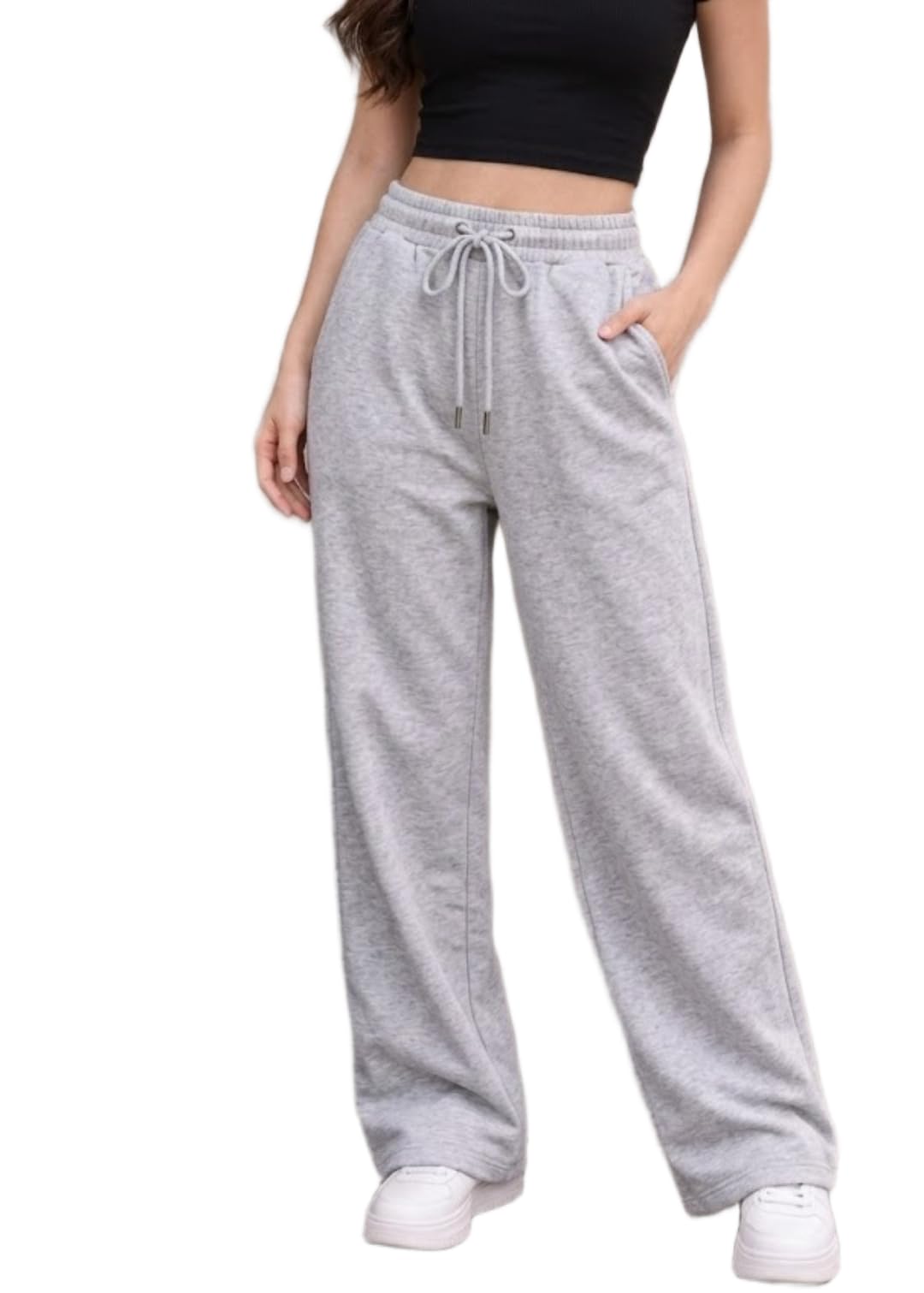 Track Pant for Women || Baggy Fit || Track Pants || Full Elastic Jogger Track Pant ||-image-44