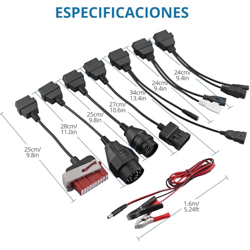 Cables de diagnóstico OBD1 a OBD2 para conectar coches al escáner Delphi con AUTOUTLET 4