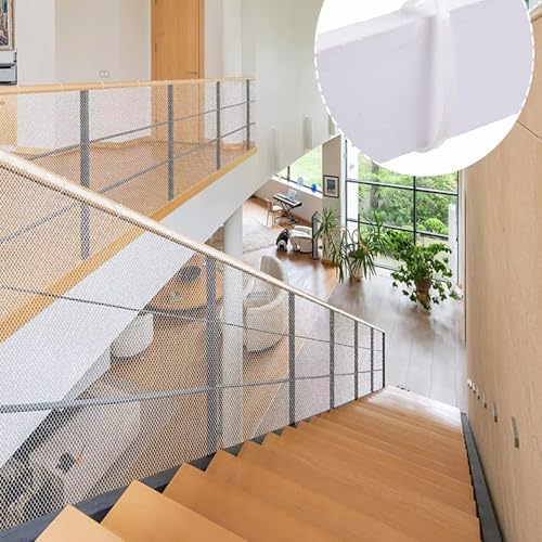 Protección de ventanas y balcones con red de plástico para evitar accidentes 6