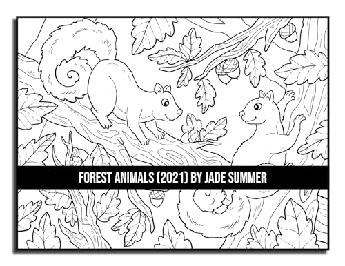 Forest Animals: An Adult Coloring Book with 50 Adorable Images of Woodland Creatures, Beautiful Flowers, Nature Scenes, and More! - Image 29