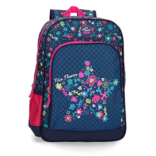 Mochila 42cm Movom Nice Flowers