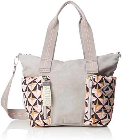Oilily Whoopy Geometrical Handbag Shz, Women’s Bag, Pink (Rose), 13x26x38 cm (B x H T)