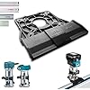 Adattatore Per Guida Per Compatibile Con Makita Fresa Superiore Per Compatibile Con 18 V RT0701C XTR01Z DRT50 RT0700C - Foto 6