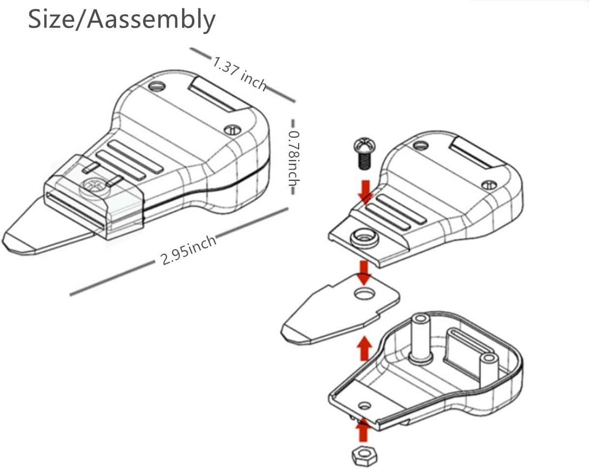 4Pcs ANSAI Assembly Separator Model Parts Opener Basic Tool Set for Building Splitting Plastic Parts,Car, Airplane Hobbies Model