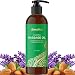 Aromatherapy Massage Oil for Massage Therapy with Pure Jojoba and Almond Oil for Skin Are Enhanced With Relaxing Lavender Essential Oil for Sleep and Wellness Natural Anti Cellulite Body Moisturizer
