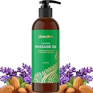 Lavender Massage Oil for Massage Therapy – Aromatherapy Full Body Massage Oil for Men and Women with Coconut Oil Lavender Oil and Sweet Almond Essential Oil – Therapeutic Grade Non GMO and Vegan