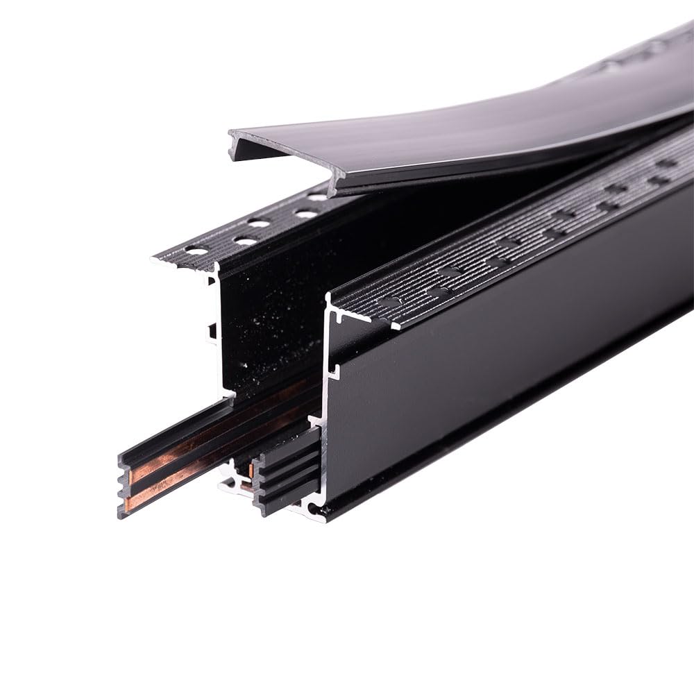 Traccia Magnetico Incasso 20mm Nero 2M | Greenice