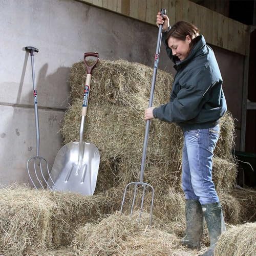 Spear & Jackson 1636CU Tubular Long Handle Manure Fork - Image 2