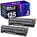 E-Z Ink (TM) Compatible Toner Cartridge Replacement for Canon 125 CRG-125 3484B001 to use with ImageClass LBP6030w ImageClass LBP6000 ImageClass MF3010 Laser Printer (Black, 2 Pack)