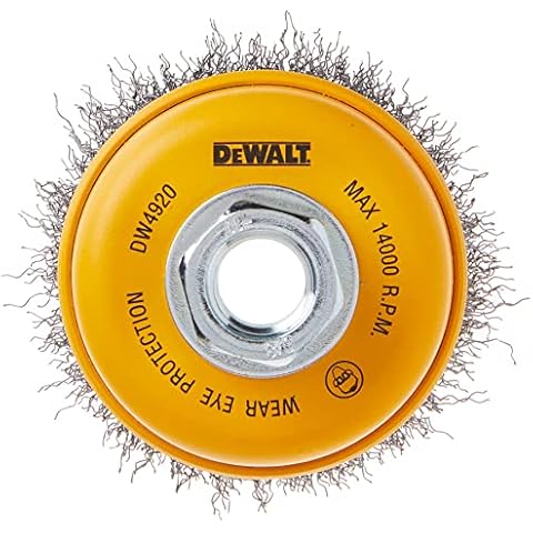 Dewalt DW4920 3 Zoll von 5/8-inch-11 verquetschen Topfbürste/Carbon Stahl .014-inch Cover