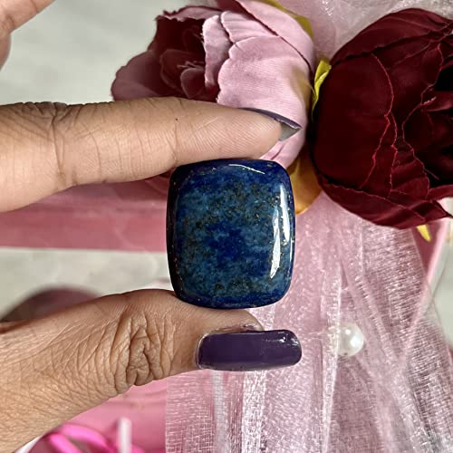Lapis-lazuli naturel de 56,30 ct pour cabochon artisanal unique - 4