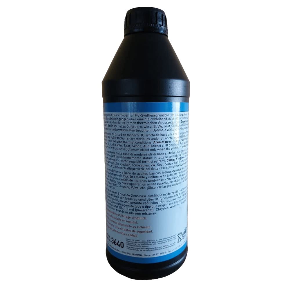 LIQUI Moly 3640 Olio specifico per Cambi a Doppia Frizione 8100 ad Alta Prestazione. Confezione 4 Litri.