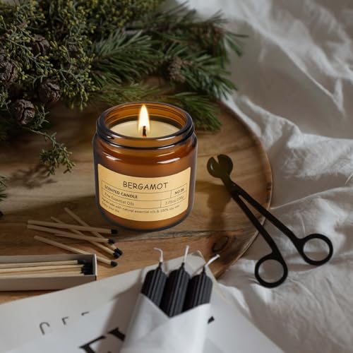 Image of 12Pack Scented Candle Set - Aromatherapy Candle Gift Set - Long Lasting Jar Candles for Men| Women, Ideal for Birthdays, Mother's Day Thanksgiving Gifts