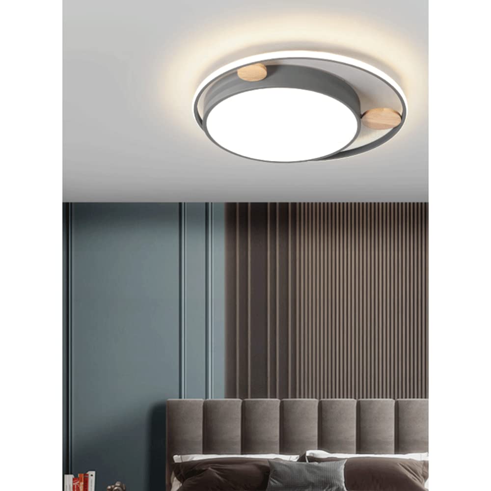 RCIDOS Lámpara Techo Sencilla Personalizada Luces Industriales del Panel del Macarrón 3 Luces Planas Superbrillantes Regulables. Accesorio Empotrado con Ahorro De Energía para Cocina, Dormitorio