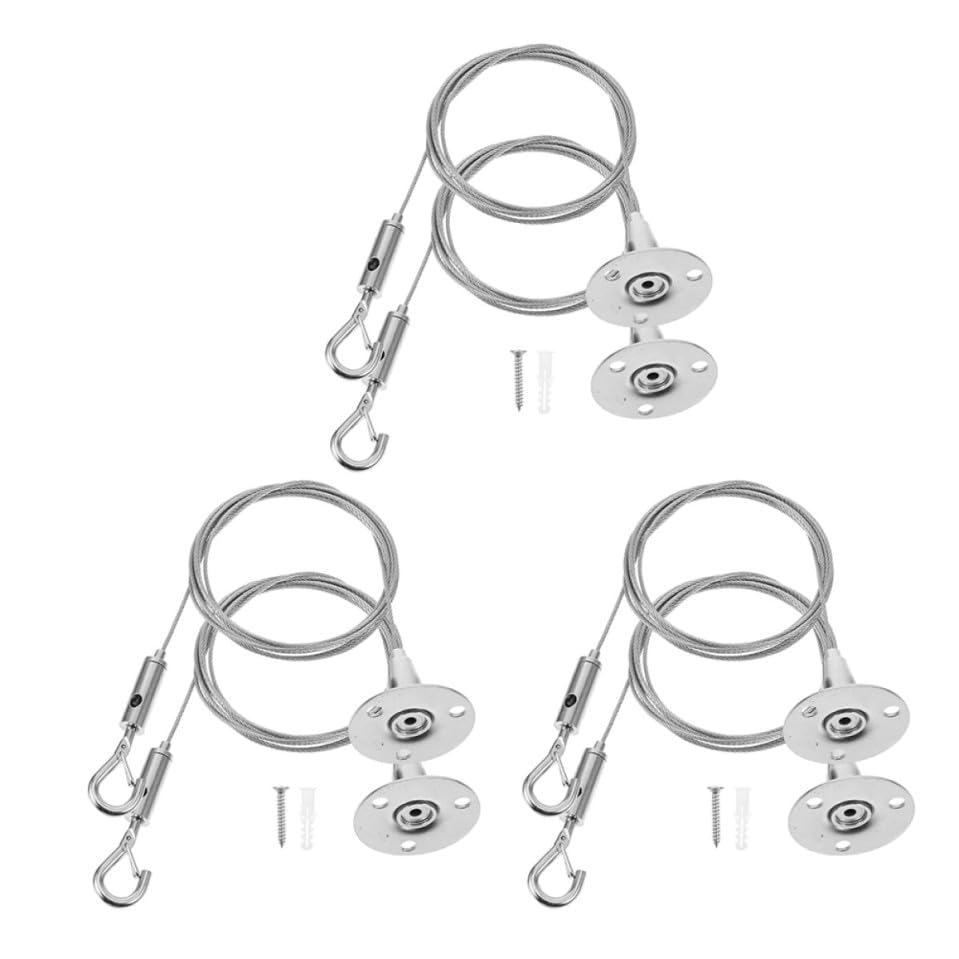 Colgadores de cuerda ajustables de diseño multifuncional Healeved hechos de acero inoxidable plata