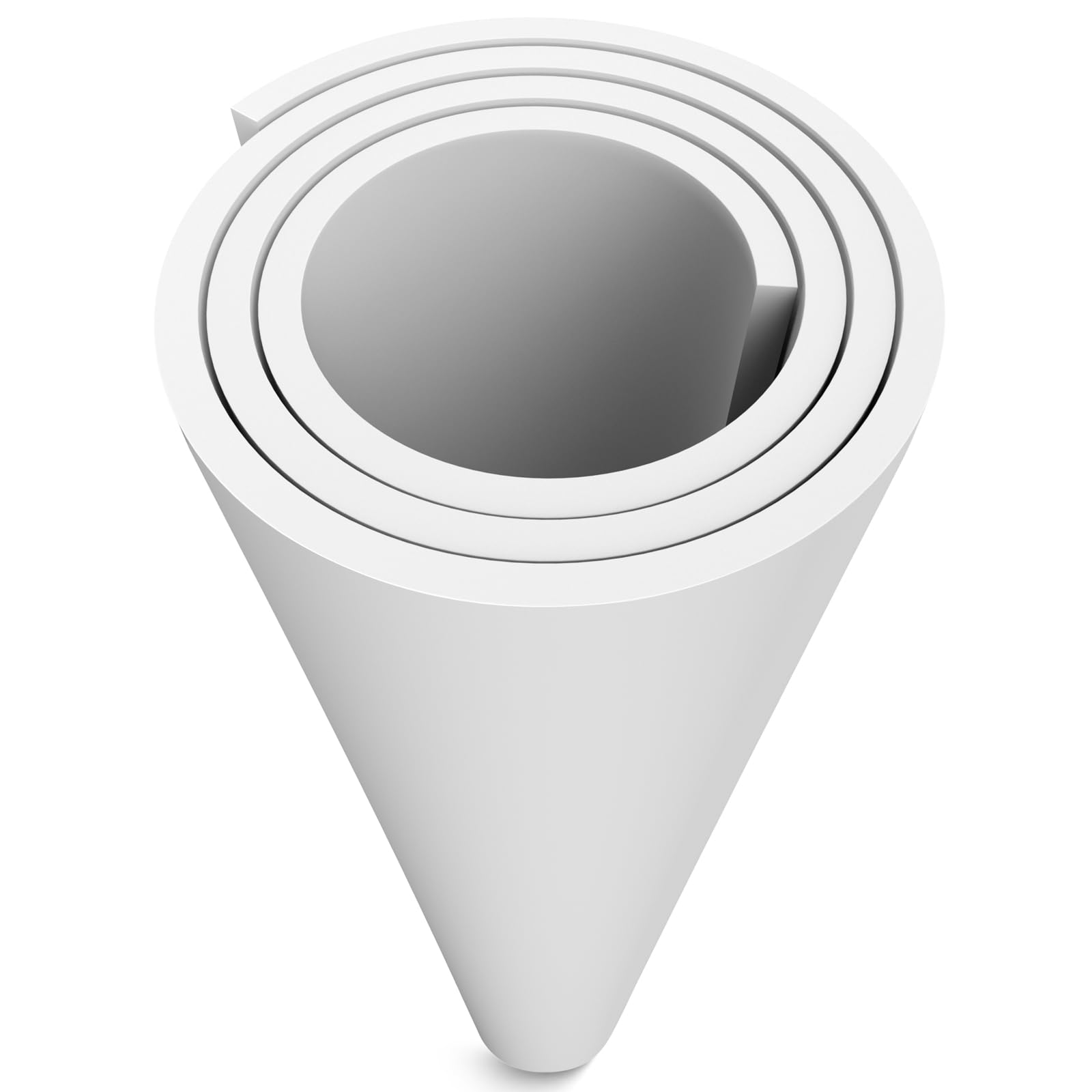 MEARCOOH EVA Foam Cosplay White 12mm Thick (1mm to 20mm) Large 35.5" x 59" Sheet Premium High Density 86 kg/m3 for Cosplay, Crafts Projects