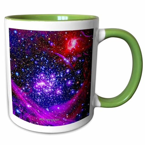 3dRose Galaxy and Nebula - Milky Way Galaxy 15oz Two-Tone
