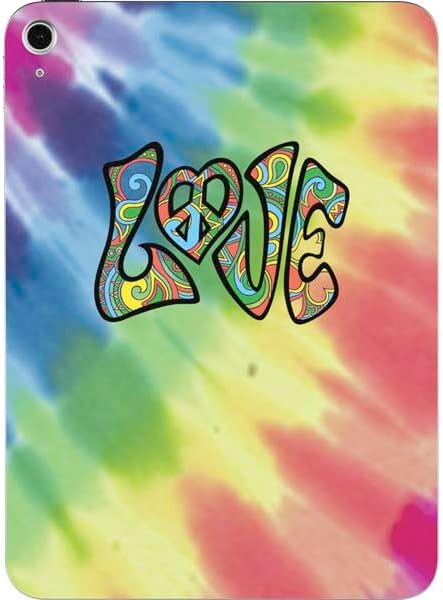 Skinit Decal Tablet Skin Compatible with iPad 11th Gen (2025) - Officially Licensed Liquid Blue Tie Dye - Rasta Spiral Design