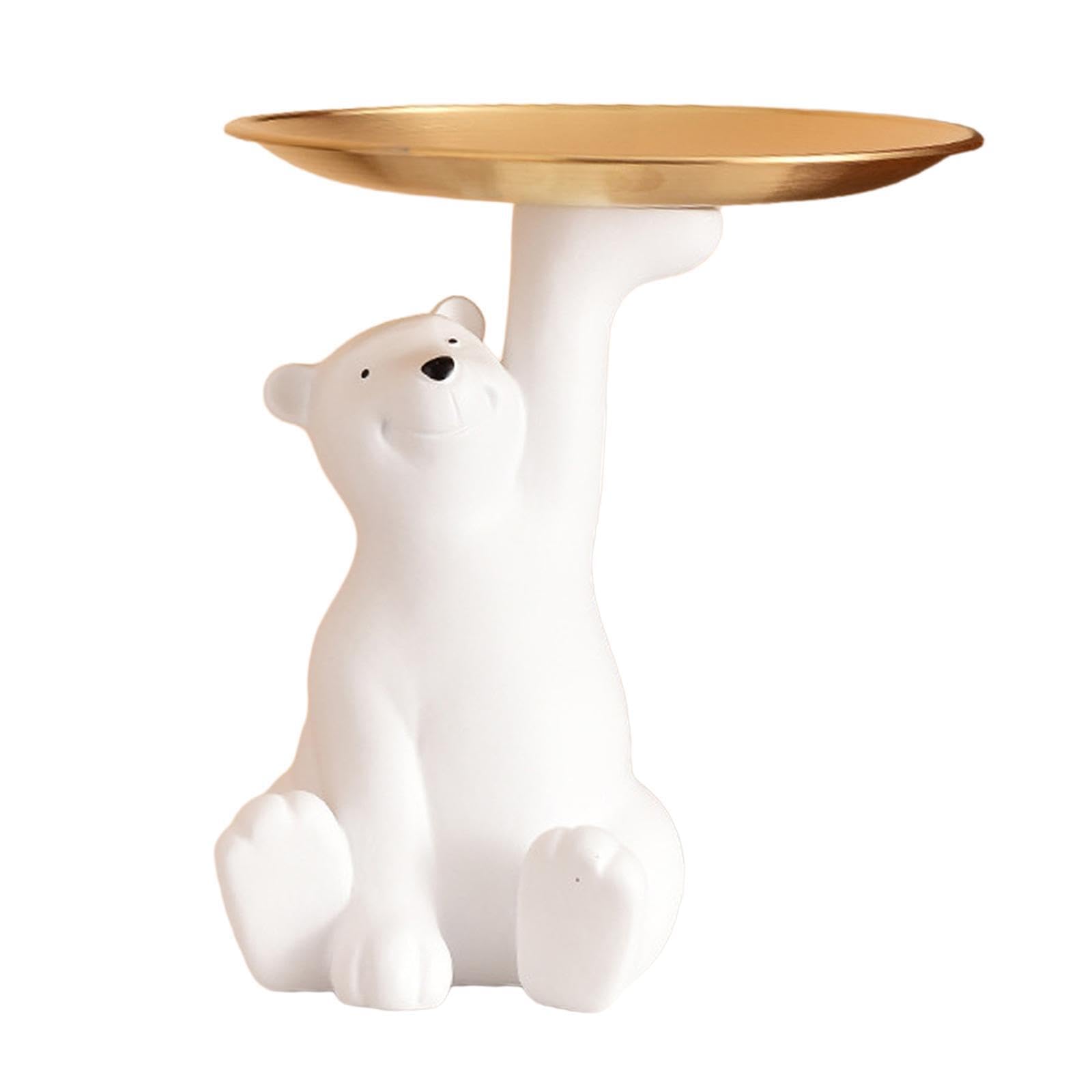Zanthicia Elegant Animal Figurine Key Holder Tray Chic Addition To Decor In Any Space Porch Tray Key Collectible Ornament Drawer Pantry Candy Desktop Wedding Birthday Gift Collection Sundries