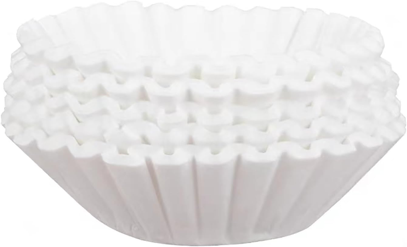 12-Cup Commercial Coffee Filters, Large Coffee Filters，Premium Quality, (9 ¾ Inch x 4 ¼ Inch) All-Natural, Big & Tall Filters Compatible with Coffee Machines - Woman Owned（300 Pack）