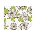 Light Brown Flower Paint Cleaning Cloth Screen Cleaner 2pcs Suede Fabric