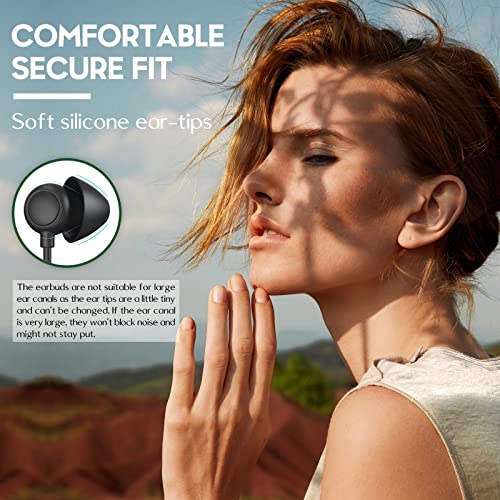 Hearprotek Wireless Lightweight Sleeping Headphones, Neckband Bluetooth 5.2 Wireless Sleep In-Ear Earbuds, Ultra Soft Portable Sleep Headphones For Side Sleepers, Working, Relaxing, Meditating #TOP2