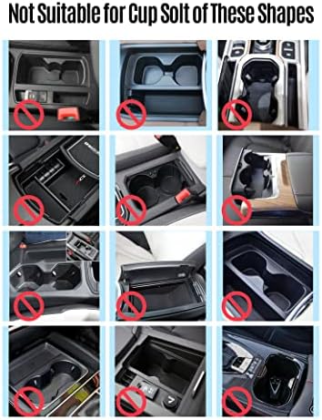 Car Cup Holder Expander Adapter, Vehicle-Mounted Car Cup Holder and Organizer, All Purpose Car Water Cup Drink Holder, 360 Degrees Car Dual Cup Mount Adjustable Stand Expander for Car (Carbon Fibre)