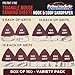 ProductionShop Premium Triangle Mouse Detail Sander Sandpaper Sheets, 160 Disc Variety Pack, Grits 40, 60, 80, 100, 120, 150, 180, 220, 320, 400, 600, 800 - Hook & Loop - Woodworking Furniture Tools