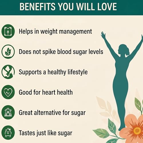 Image of Rootstock Monk Fruit Sweetner 400gm | Calorie-Free Sugar Alternative | 1:1 White Sugar Replacement | Zero Calorie and Keto Friendly Good for Cooking and Baking