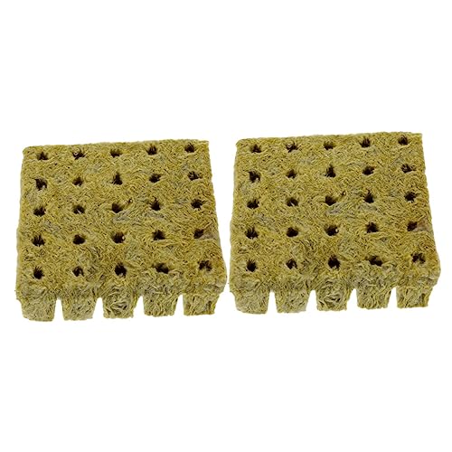 ibasenice 50piezas Bloque De Plántula De Corte Cubos De Cultivo para Vivero Tacos De Inicio De Cultivo Suministros De Jardinería Tierra Nutritiva para Esquejes