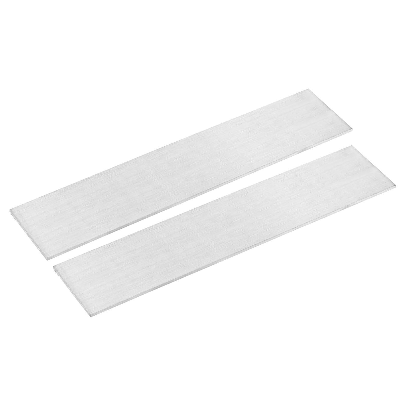QUARKZMAN 2 Stück Flachstahl 3mm, 304 Edelstahl Flacheisen 3x60x300mm, Edelstahlplatte Metallplatte Blechstreifen Spaltfüller Schweißzubehör zum DIY Reparatur