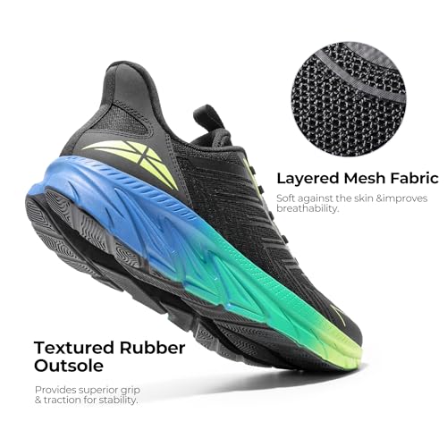 Image of ALLSWIFIT Mens Slip On Walking Shoes Running Sneakers | Comfortable, Tennis, Breathable, Non Slip, Cushion, Lightweight, Athletic, Gym, Workout, Cross Training, Fashion