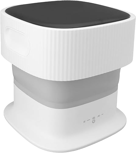 Miniatura 5 de Mini lavadora portátil plegable de ahorro de energía 3 modos para ropa infantil pequeños artículos 100-240V (enchufe de EE. UU.)