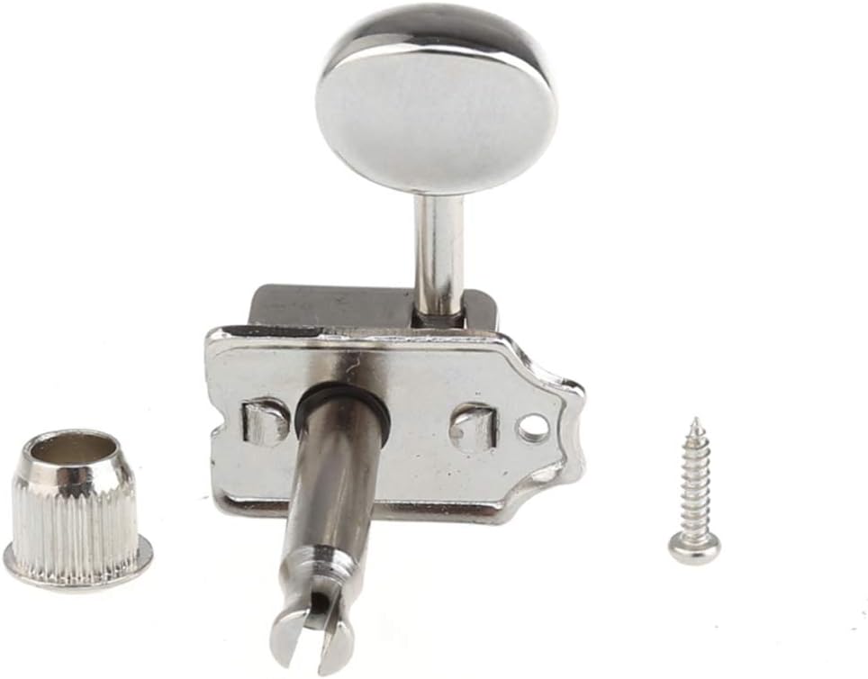 Musiclily Pro 6 inline Vintage Guitar Tuners Split Shaft Tuning Pegs Keys Machine Heads Set for Squier Classic Vibe Fender Strat/Tele Style Electric Guitar, Nickel : Musical Instruments