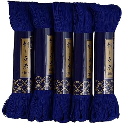 Sashiko thread-thin 170m col.6 5X1 by YOKOTA Cover