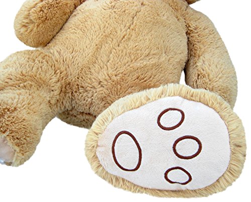 Wagner 9025 - Riesen XXL Teddybär 100 cm groß in hell-braun - Plüschbär Kuschelbär Teddy Bär – Bild 7