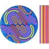 NACOOL Juguete sensorial Fidget, Tablero de Actividad sensorial, Juguete de descompresión de Silicona, Tablero de...