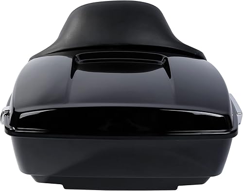 Miniatura 5 de TCT-MOTORPARTS King Trunk Tour Pack Wrap Around Backrest Two Up Rack de montaje apto para Harley Tour Pak Softail Heritage Classic 2018-2022