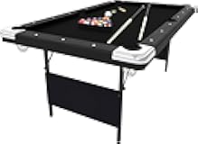 Pre-Sale 6 Ft. Pool Table | Folding Legs for Storage | Black