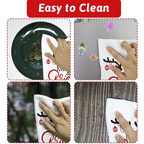 Christmas Kitchen Towels Black Buffalo Plaid Hand Towels Xmas Absorbent Dishcloths Winter Holiday Kitchen Decor Snowman Santa Dish Tea Towels Merry Bright Tea Towel For Home Kitchen Supplies Set Of 4 #TOP2