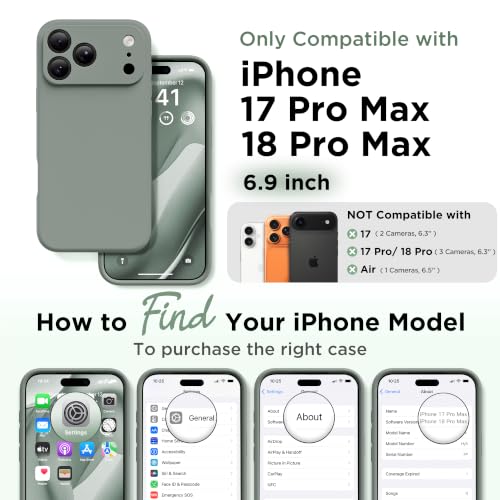 Image of GolbinBox Magnetic for iPhone 18 Pro Max Case /17 Pro Max Case, Calke Green