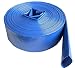SELLERS360 2" inch 100' Feet Long Heavy Duty PVC Lay Flat Discharge Backwash Hose for Water Transfer Applications, 4 Bar Agricultural Grade Construction