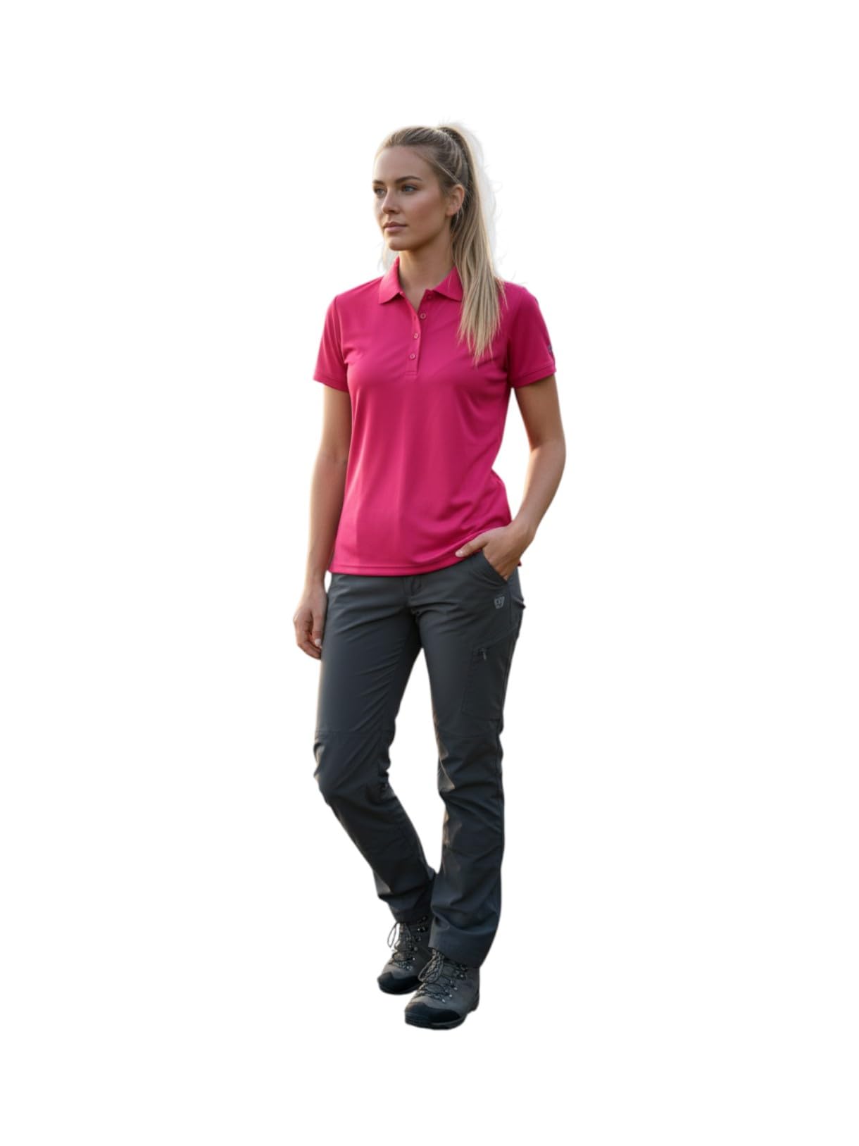 CMP Woman Polo | atmungsaktiv, schnelltrocknend & mit UV-Schutz. Sportlich-elegant, für Stadt & Outdoor, Trainingsshirt, Sport-Bekleidung