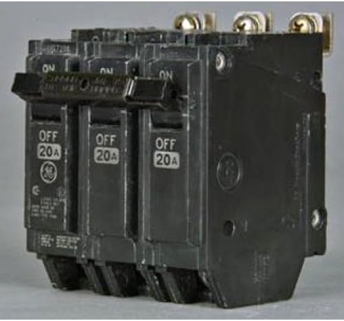 GE THQB32060 Bolt-On Mount Type THQB Miniature Circuit Breaker 3-Pole 60 Amp 240 Volt AC