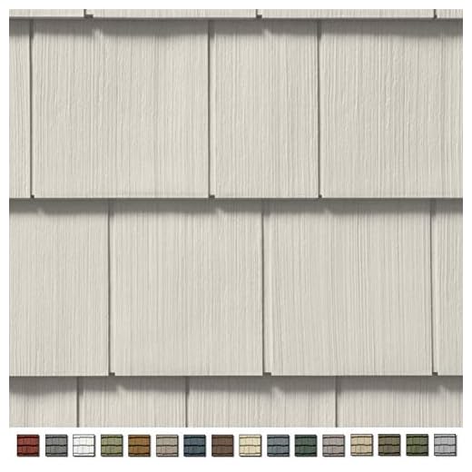 CertainTeed Cedar Impressions Double 7 Inch Straight Edge Perfection Shingle Siding (1/2 Square)