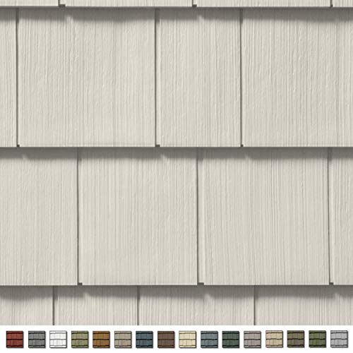 CertainTeed Cedar Impressions Double 7 Inch Straight Edge Perfection Shingle Siding (1/2 Square)