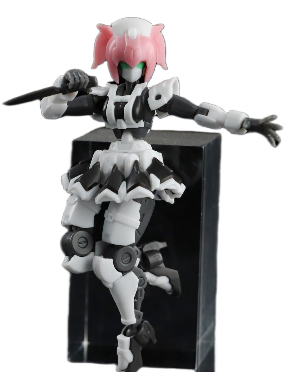 HiPlay KEMO FIFTYSEVEN Plastic Model Kits: Armored Puppet - Yui, Anime Style, 1:24 Scale Collectible Action Figures (Yui) - Image 4